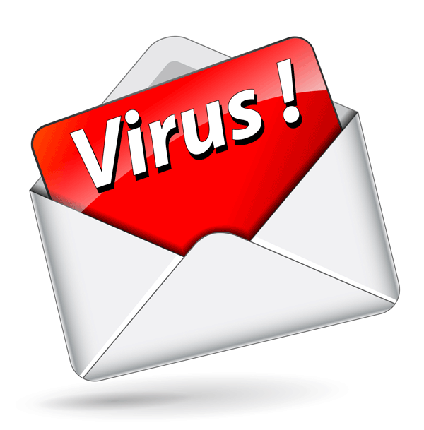 E-mail com vírus